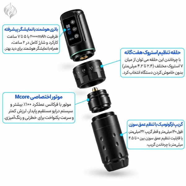 دستگاه تتو مست L3 Mast L3 - نمای دوم
