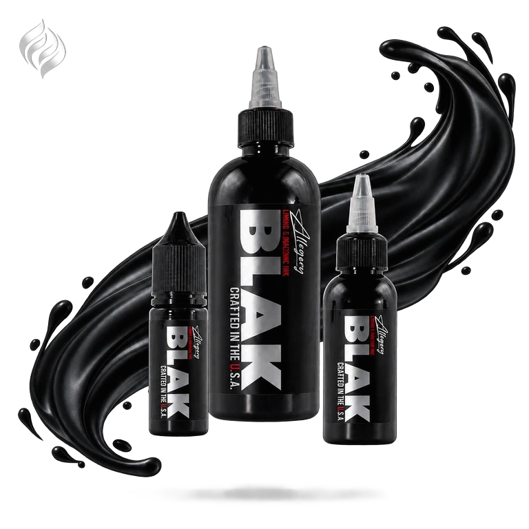 رنگ تتو الگوری آل بلک Allegory All Black در سه سایز