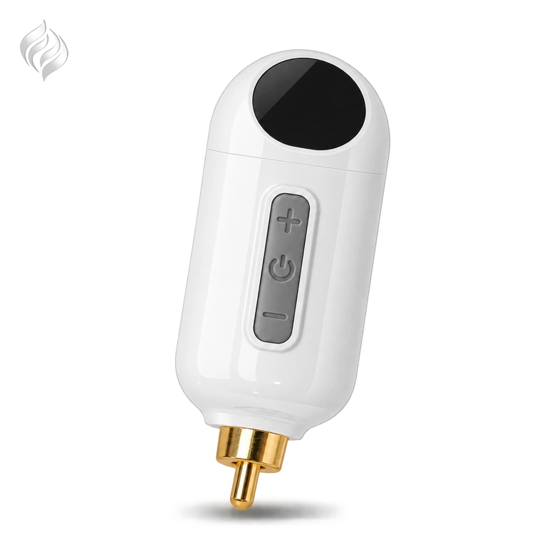 باتری بی‌سیم مست ایربات Mast Airbot سفید با نمایشگر و اتصال RCA