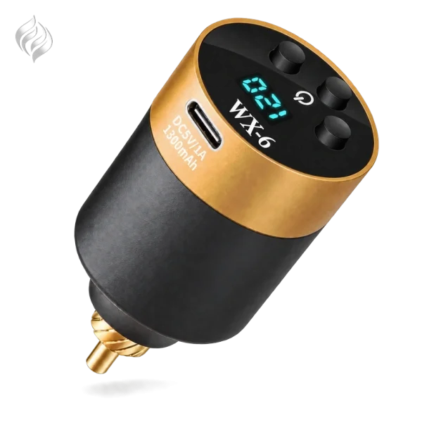 ترانس شارژی تتو WX6 با کانکتور RCA و نمایشگر دیجیتال